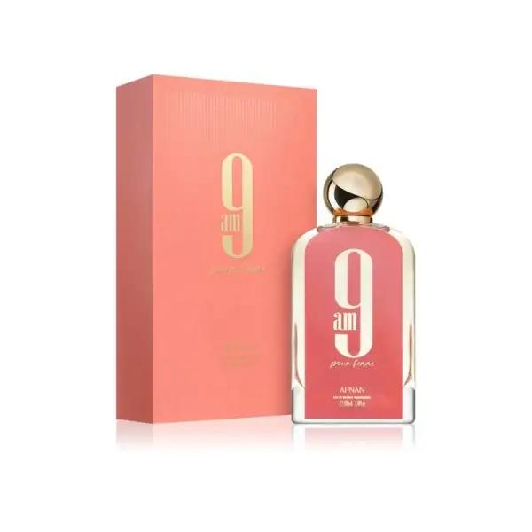 Perfume mujer Afnan 9 AM Pour Femme EDP frasco y caja original