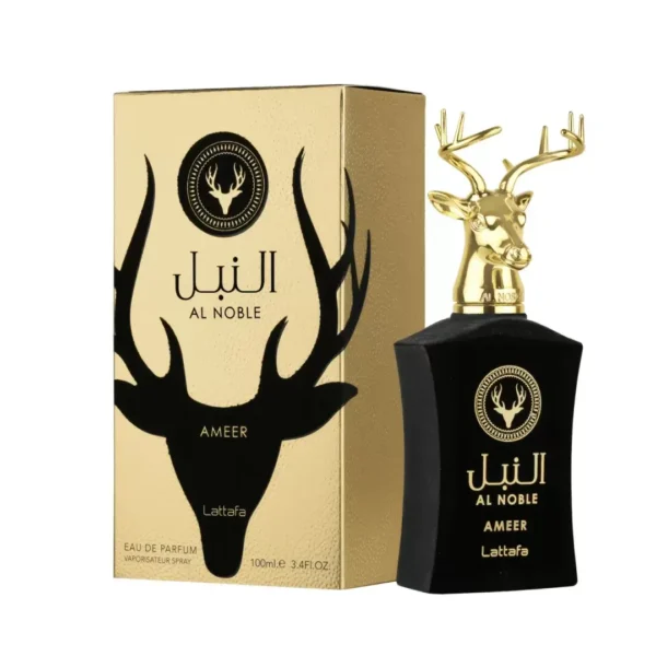 Perfume árabe Lattafa Al Noble Ameer unisex EDP frasco y caja original