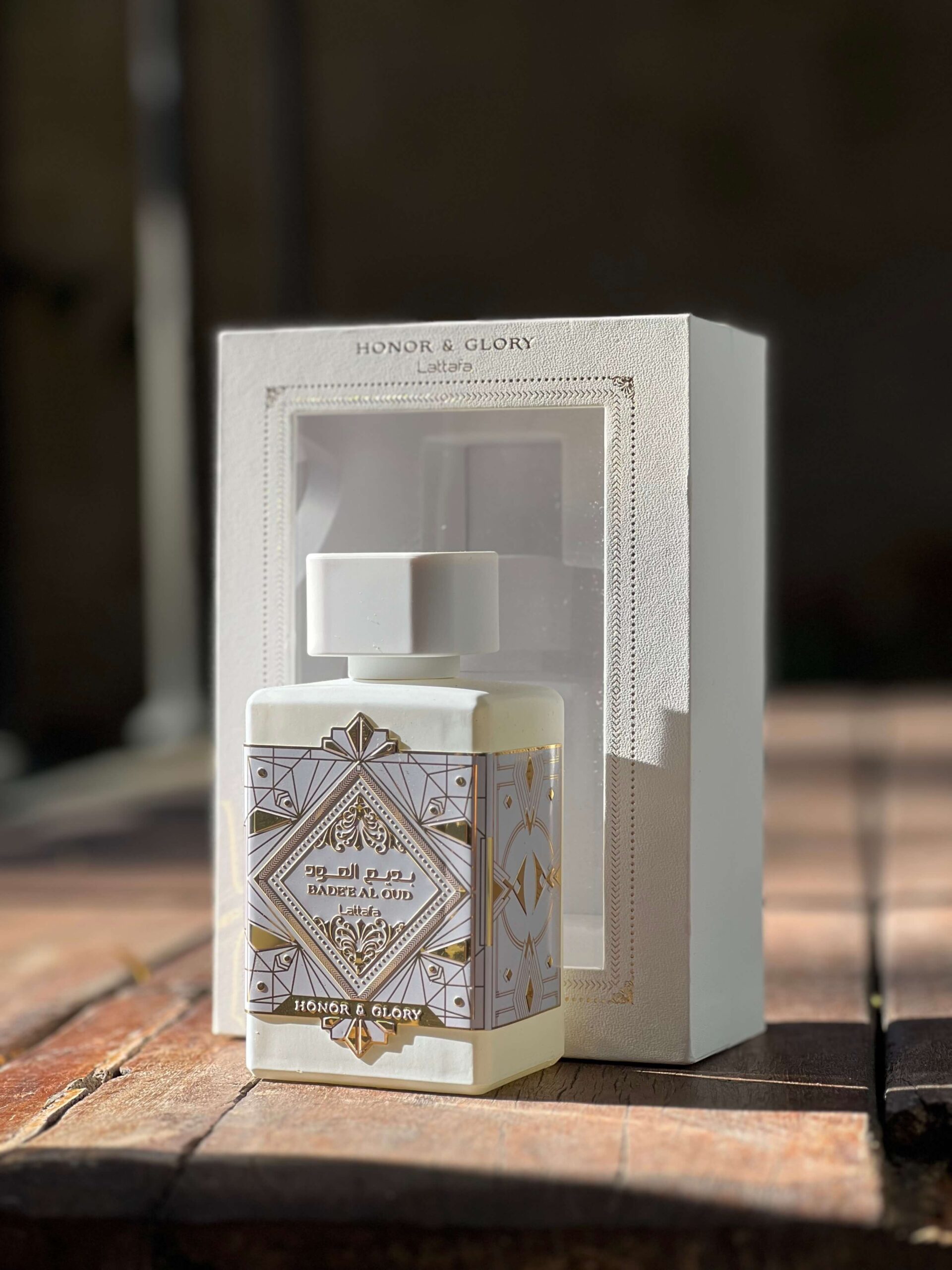Perfume Lattafa Badee Al Oud Honor & Glory hombre mujer Eau de Parfum lujo árabe frasco elegante