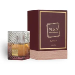 Lattafa Khamrah Dukhan perfume unisex EDP fragancia árabe especiada intensa