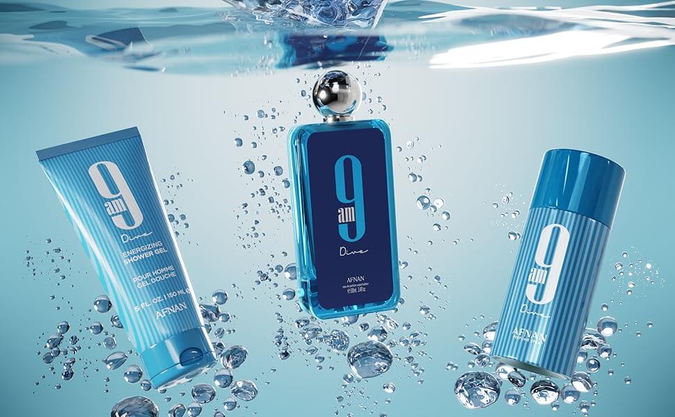 Caja con perfume matutino aromático.