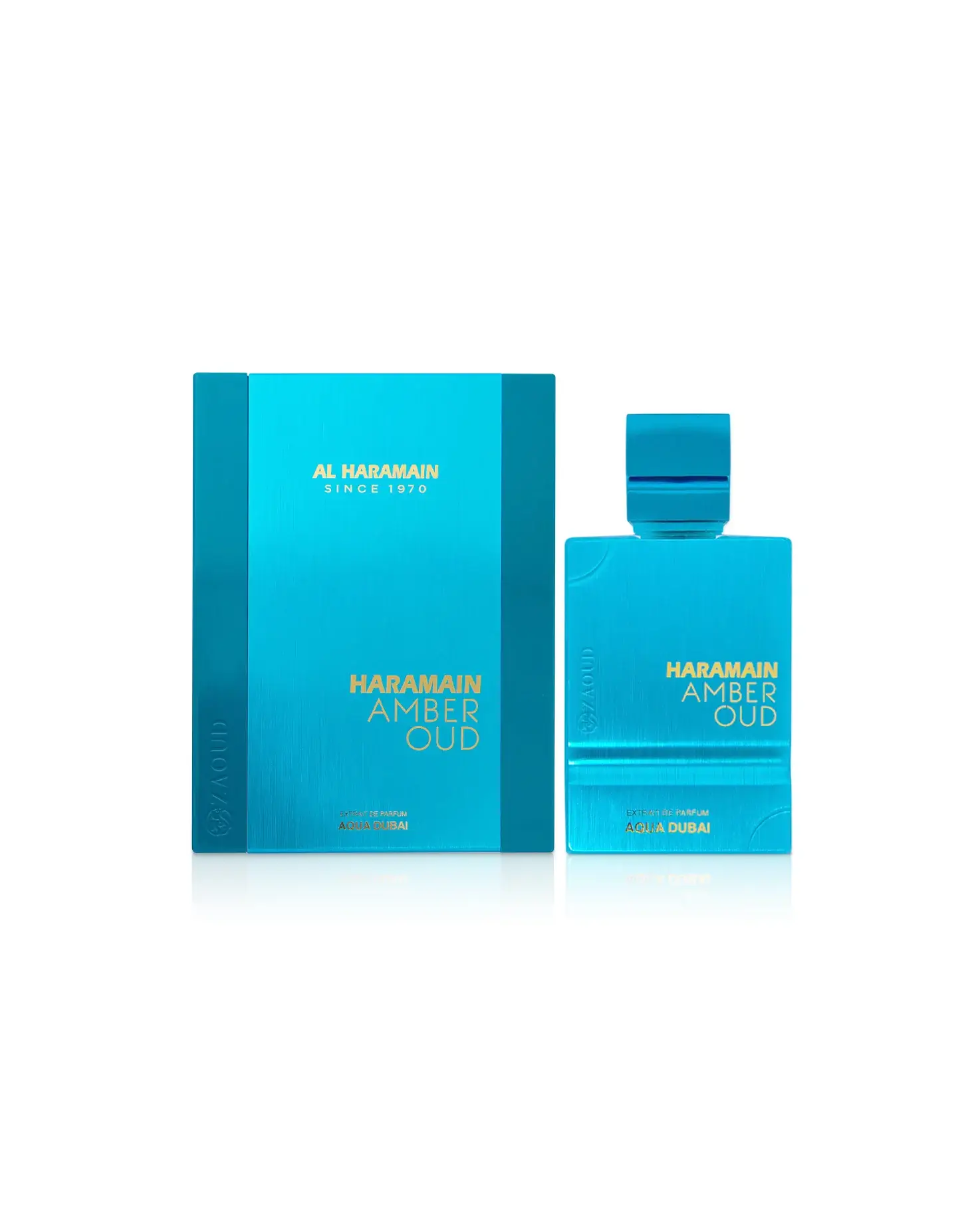 Perfume Aqua Dubai con diseño elegante y notas acuáticas modernas.