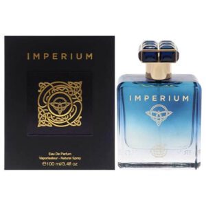 Perfume Imperium con diseño elegante y aire niche.