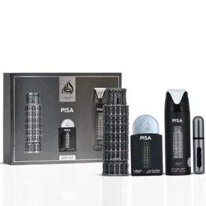 Lattafa Pride Pisa gift set perfume árabe edp