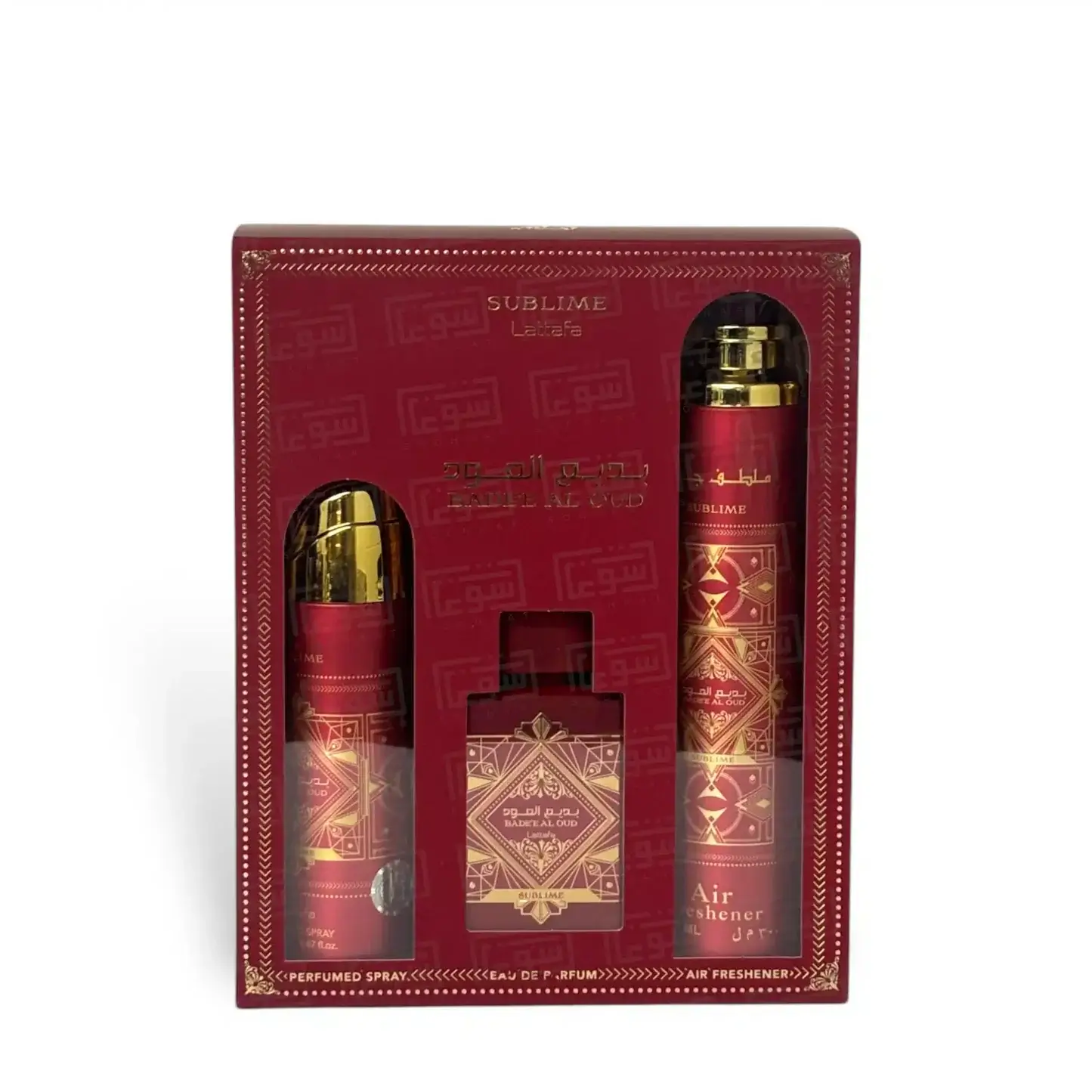 Lattafa Badee Al Oud Sublime gift set perfume unisex