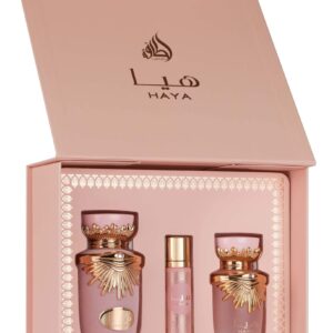 Lattafa Haya perfume mujer gift set 100 ml