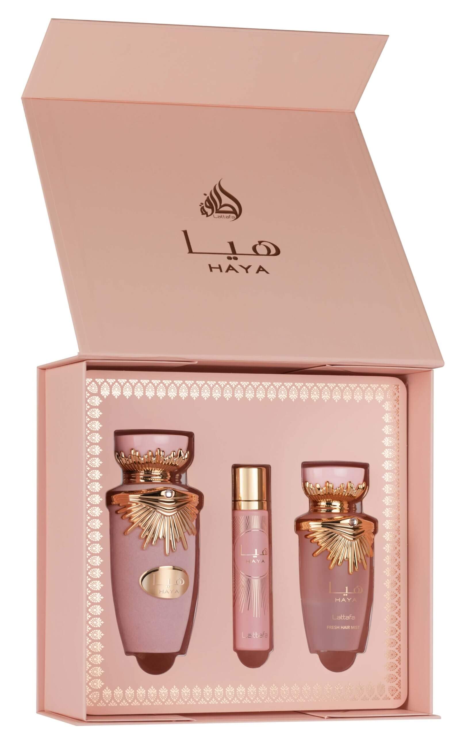 Lattafa Haya perfume mujer gift set 100 ml