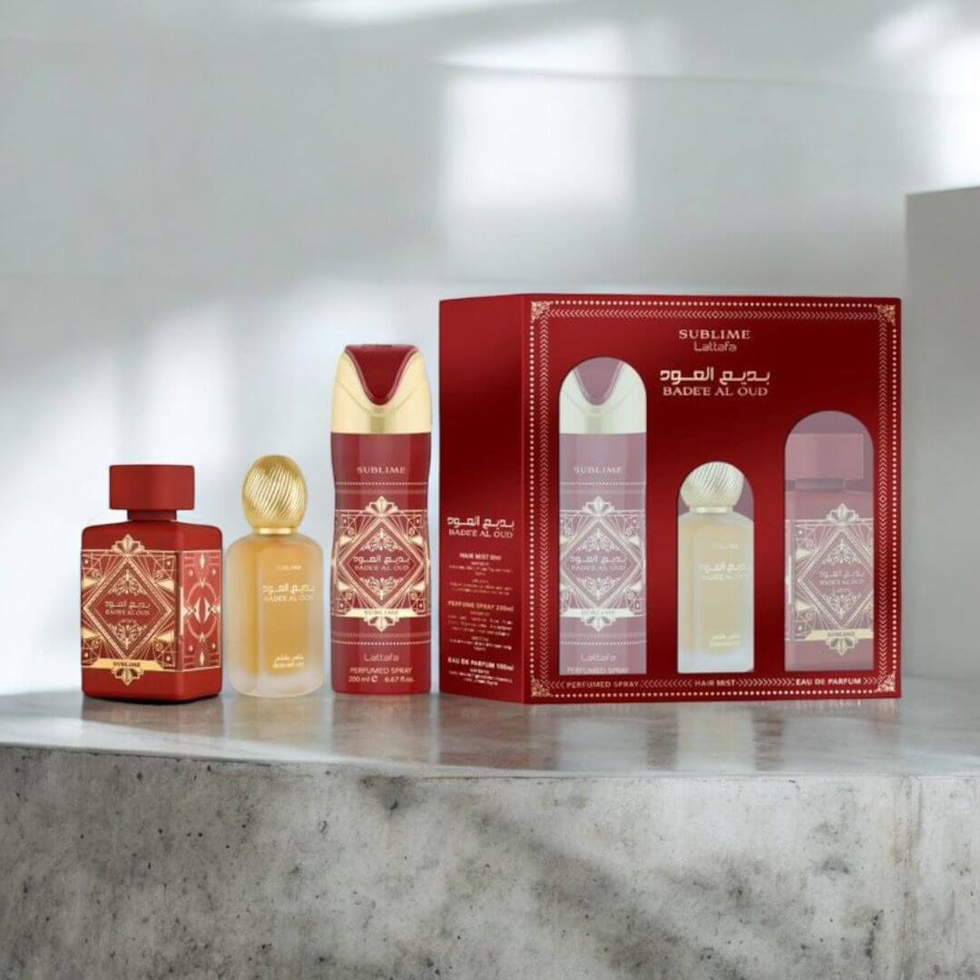 Lattafa Badee Al Oud Sublime Gift Set - Image 3