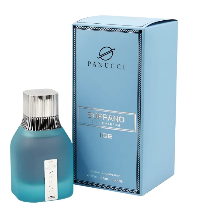 Perfume original Dumont Paris Soprano Ice EDP 100 ml unisex para hombre y mujer, aroma fresco especiado y cítrico